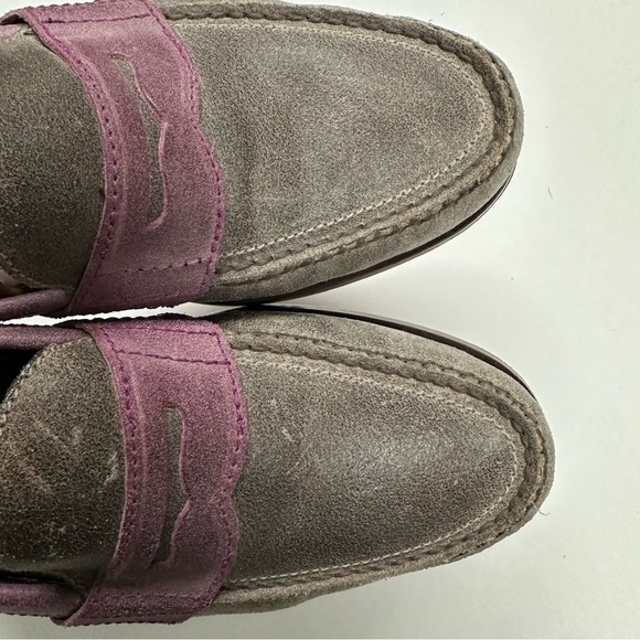 Cole Haan Men\'s Pink/ Gray leather Slip-on Loafer main image 4